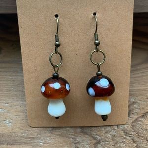 Mushroom Earrings